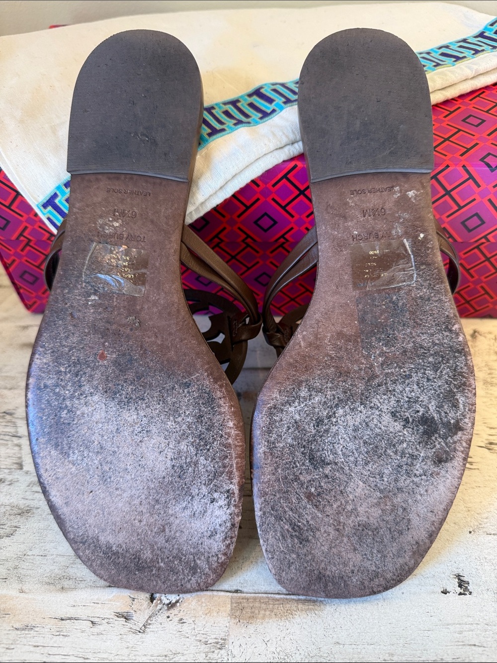 🤎 Tory Burch Miller Square Toe Sandals - Picture 9 of 14